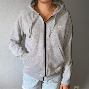 Light grey Adidas hoodie